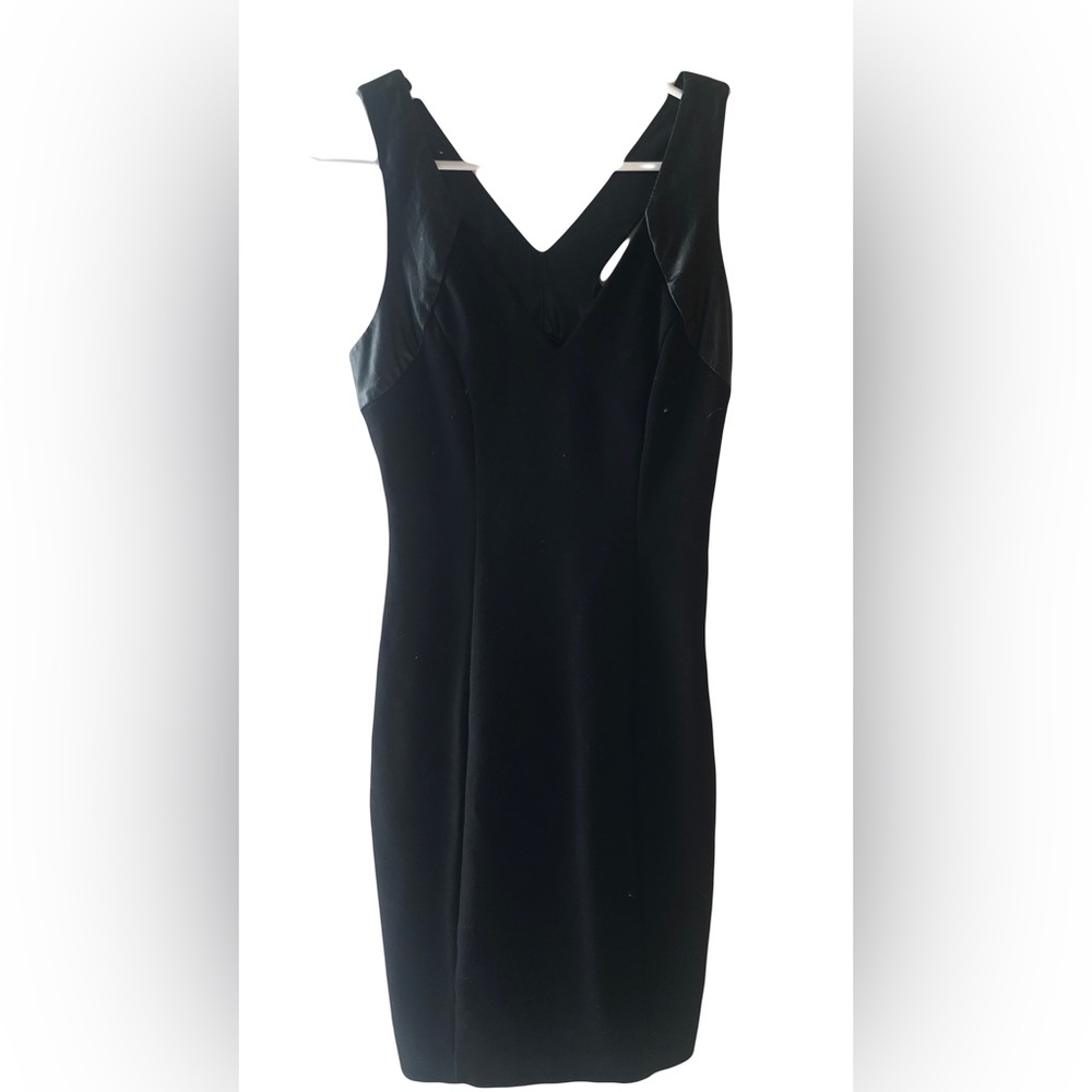 Y2K Women’s Guess Black Bodycon Dress Size Small, Razor Back
